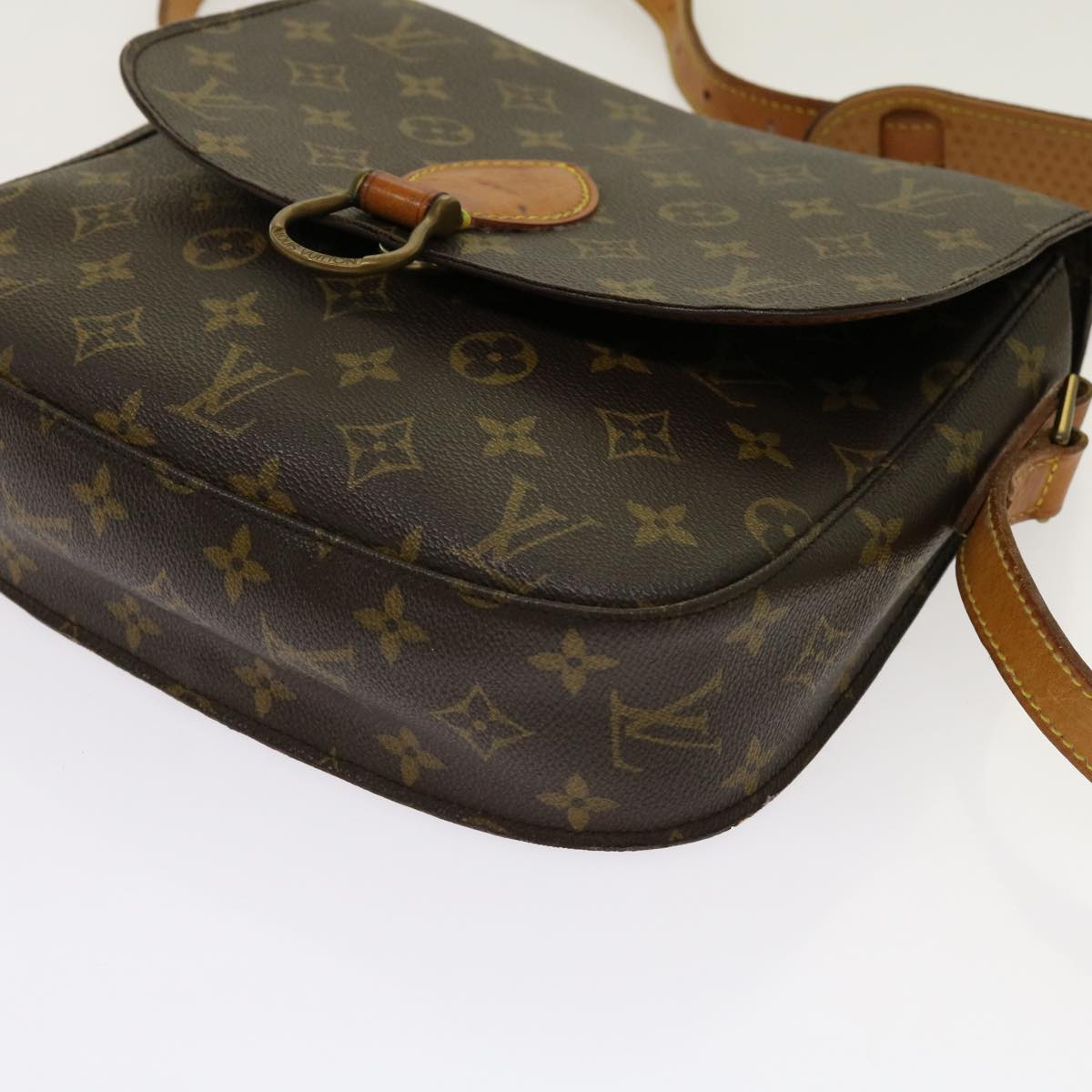 LOUIS VUITTON Monogram Saint Cloud GM Shoulder Bag M51242 LV Auth ep3729