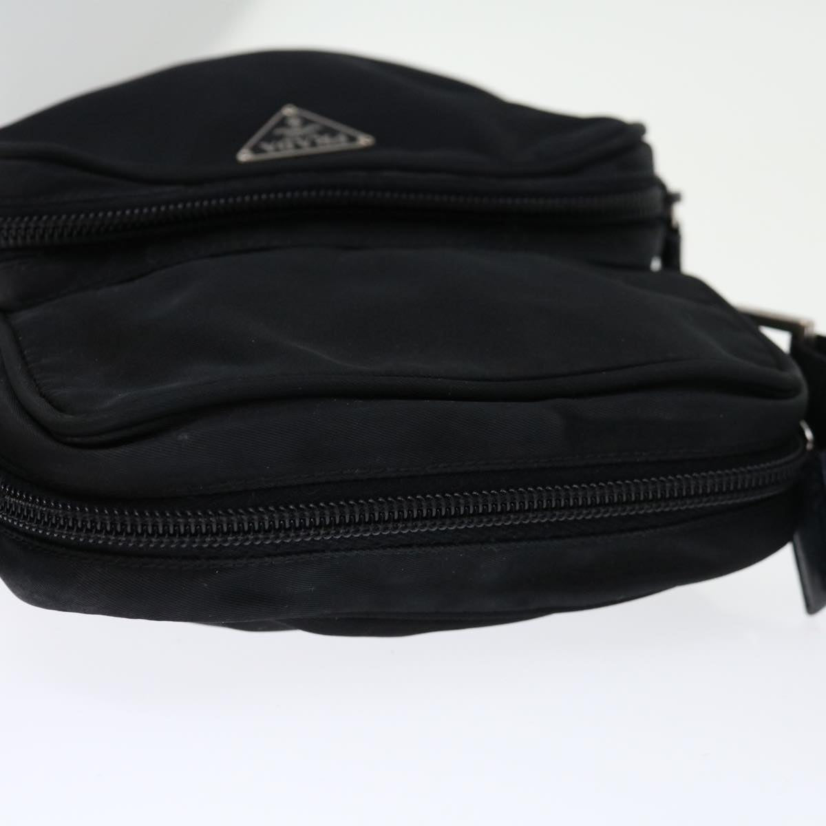 PRADA Shoulder Bag Nylon Black Auth ep3731