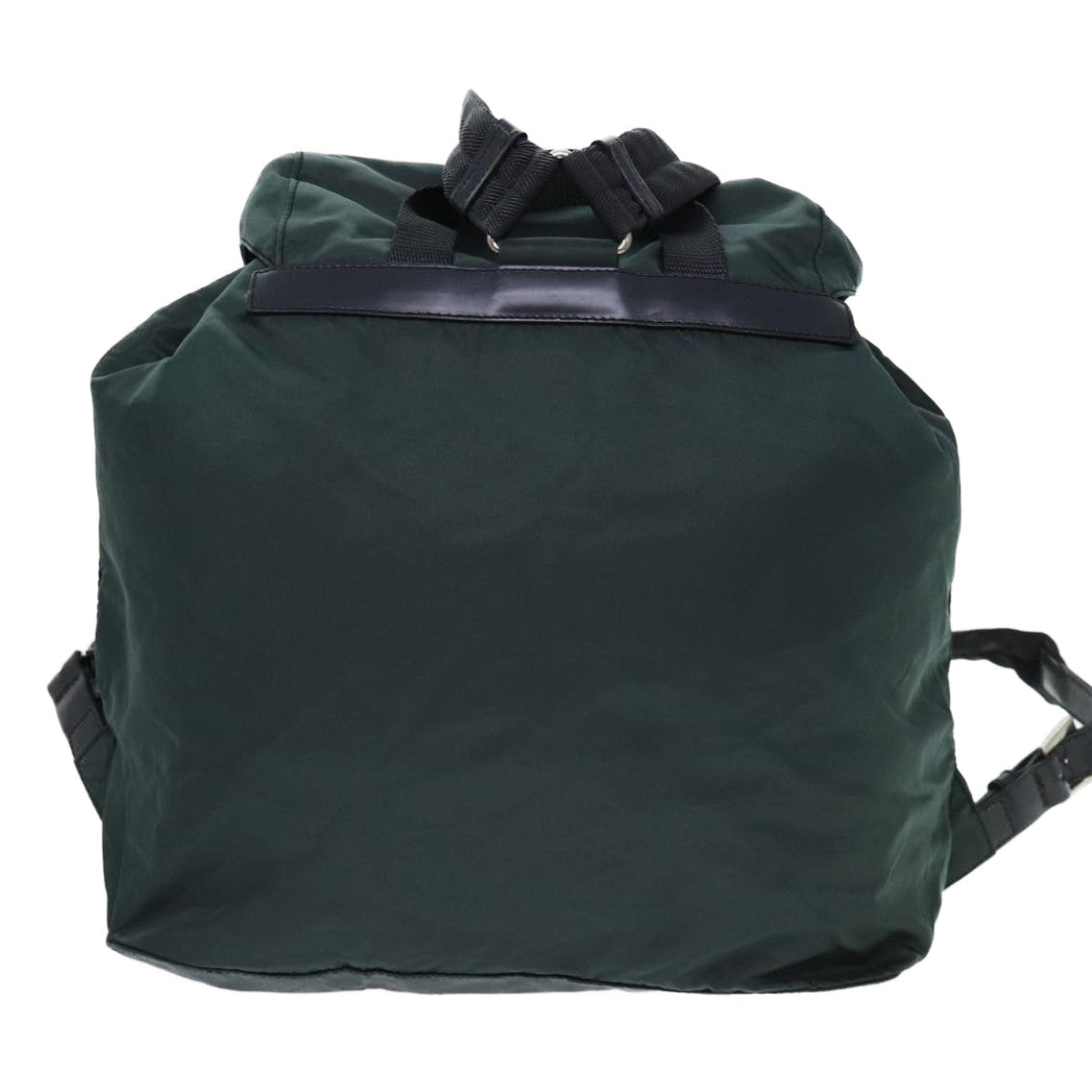 PRADA Backpack Nylon Green Auth ep3736