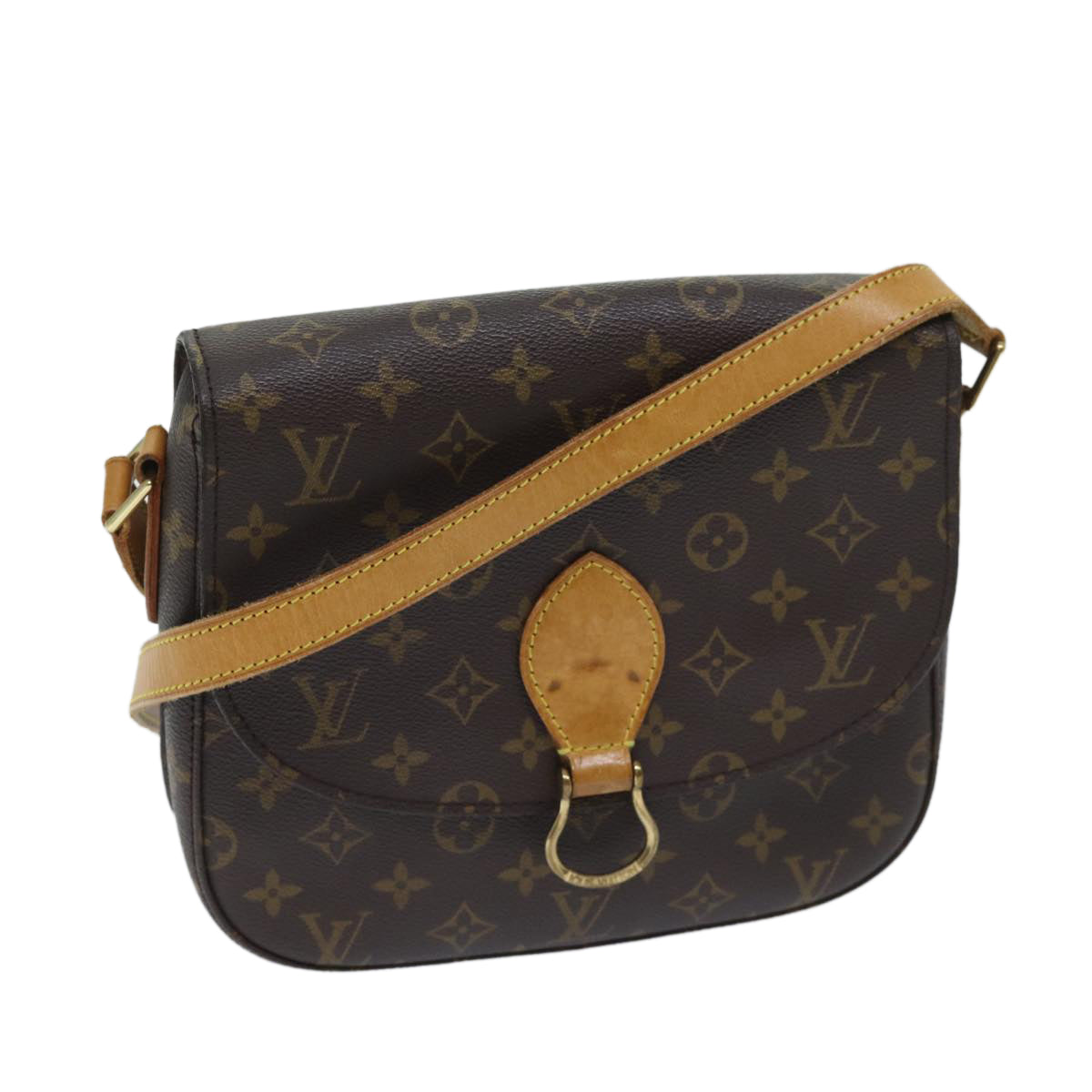 LOUIS VUITTON Monogram Saint Cloud GM Shoulder Bag M51242 LV Auth ep3794