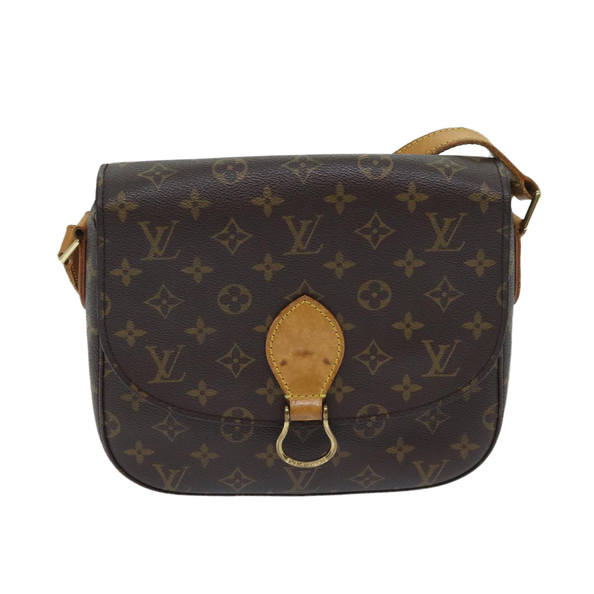 LOUIS VUITTON Monogram Saint Cloud GM Shoulder Bag M51242 LV Auth ep3794