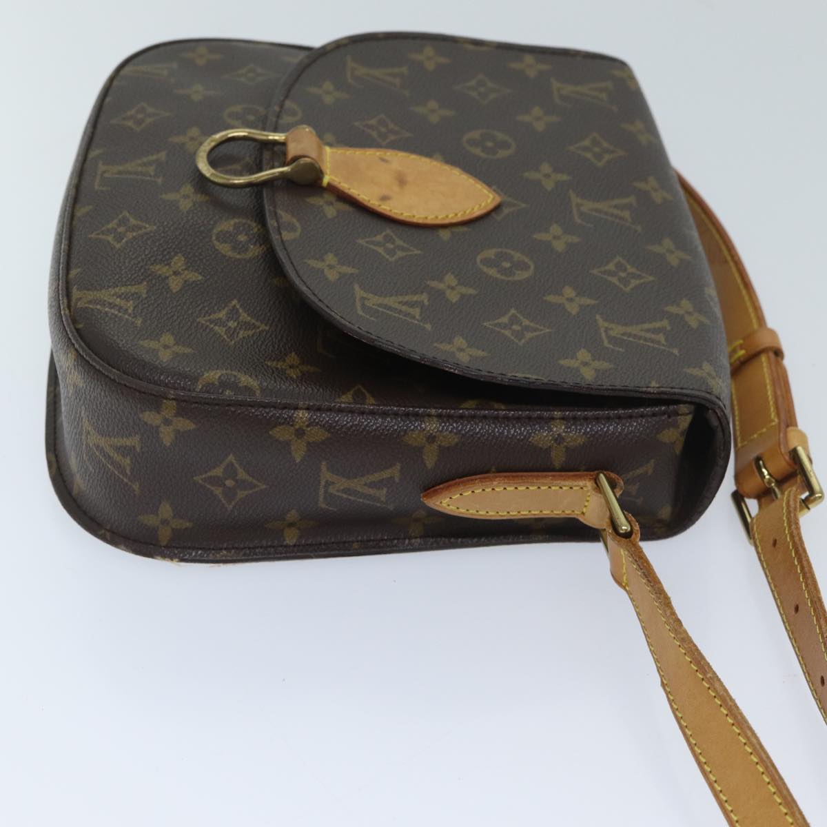 LOUIS VUITTON Monogram Saint Cloud GM Shoulder Bag M51242 LV Auth ep3794