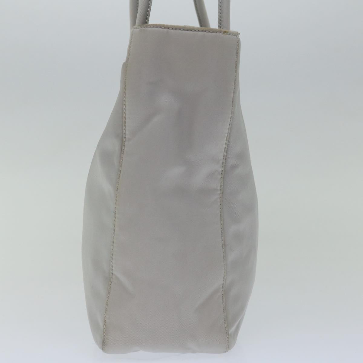 PRADA Tote Bag Nylon Gray Auth ep3867