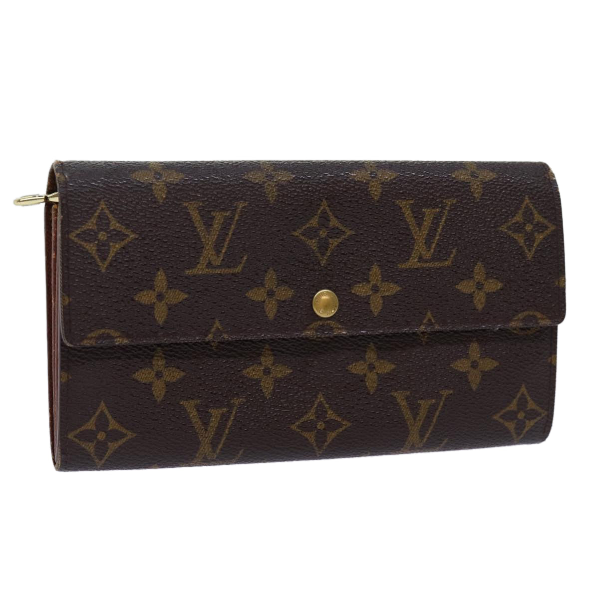 LOUIS VUITTON Monogram Pochette Porte Monnaie Credit Wallet M61725 Auth ep3878