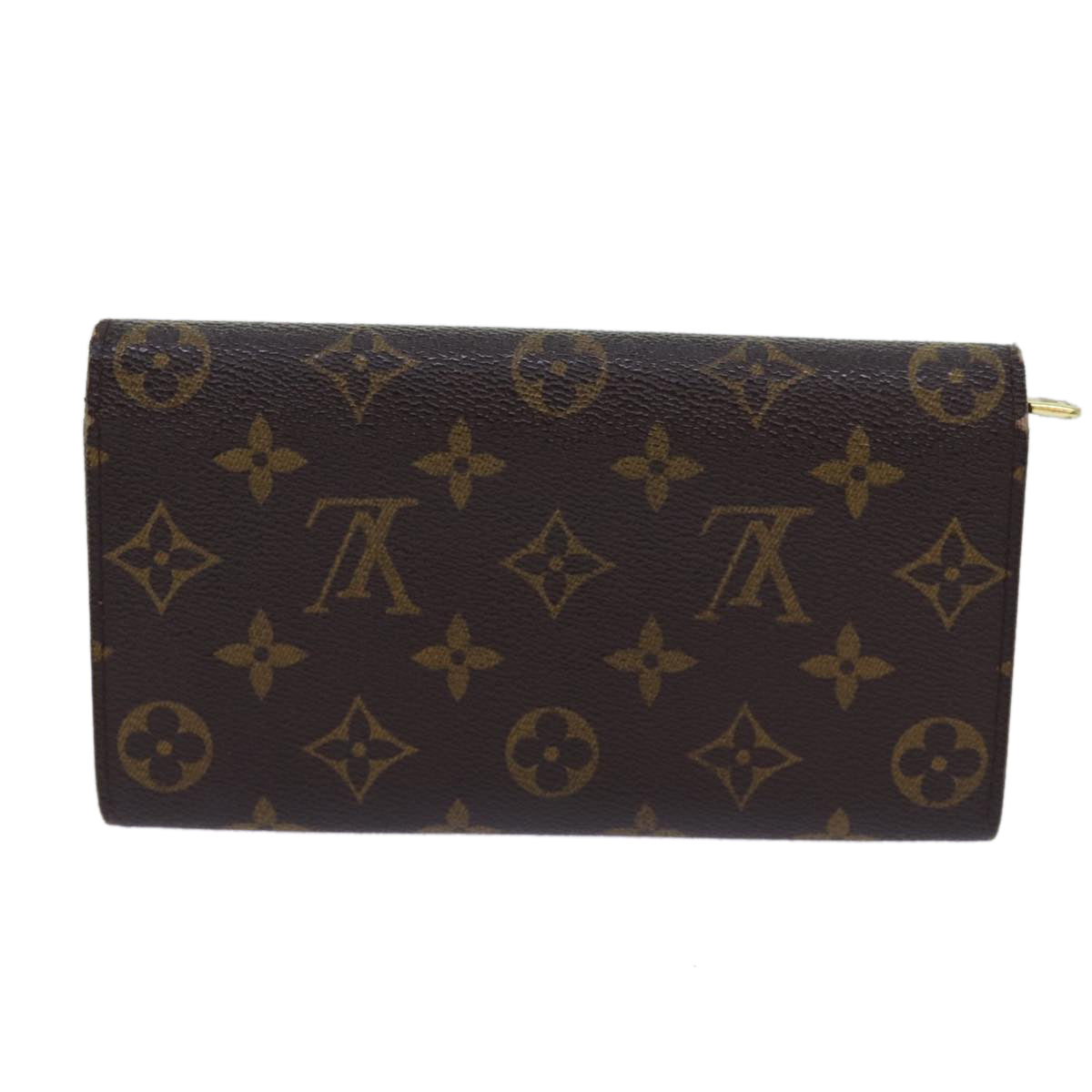 LOUIS VUITTON Monogram Pochette Porte Monnaie Credit Wallet M61725 Auth ep3878 - 0