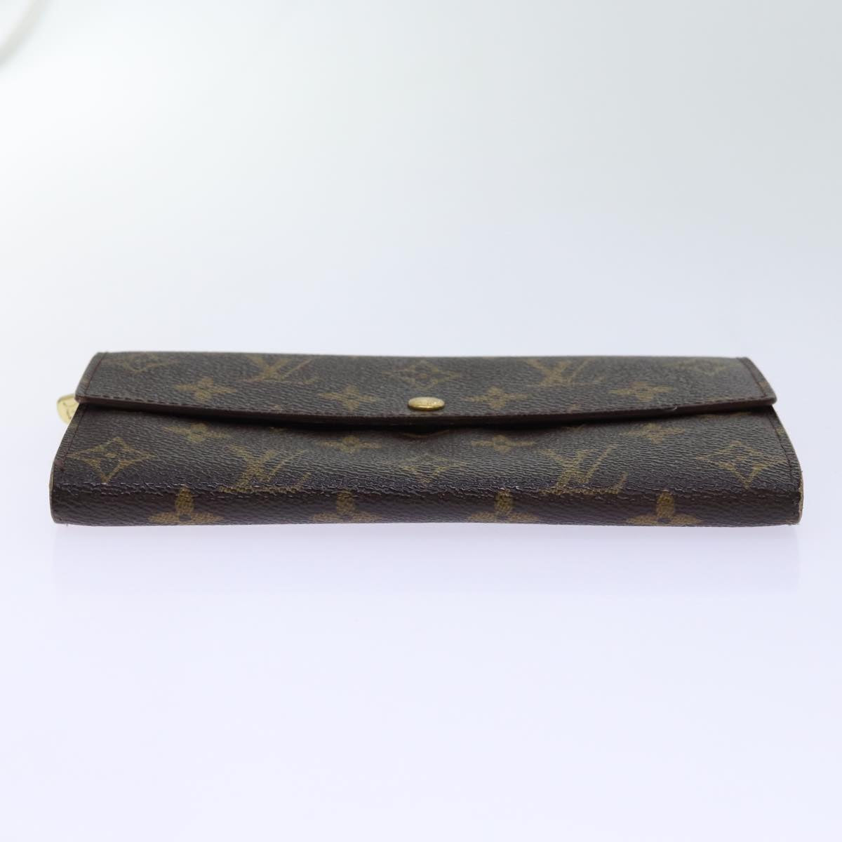 LOUIS VUITTON Monogram Pochette Porte Monnaie Credit Wallet M61725 Auth ep3878