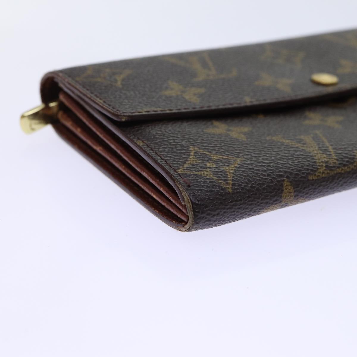 LOUIS VUITTON Monogram Pochette Porte Monnaie Credit Wallet M61725 Auth ep3878