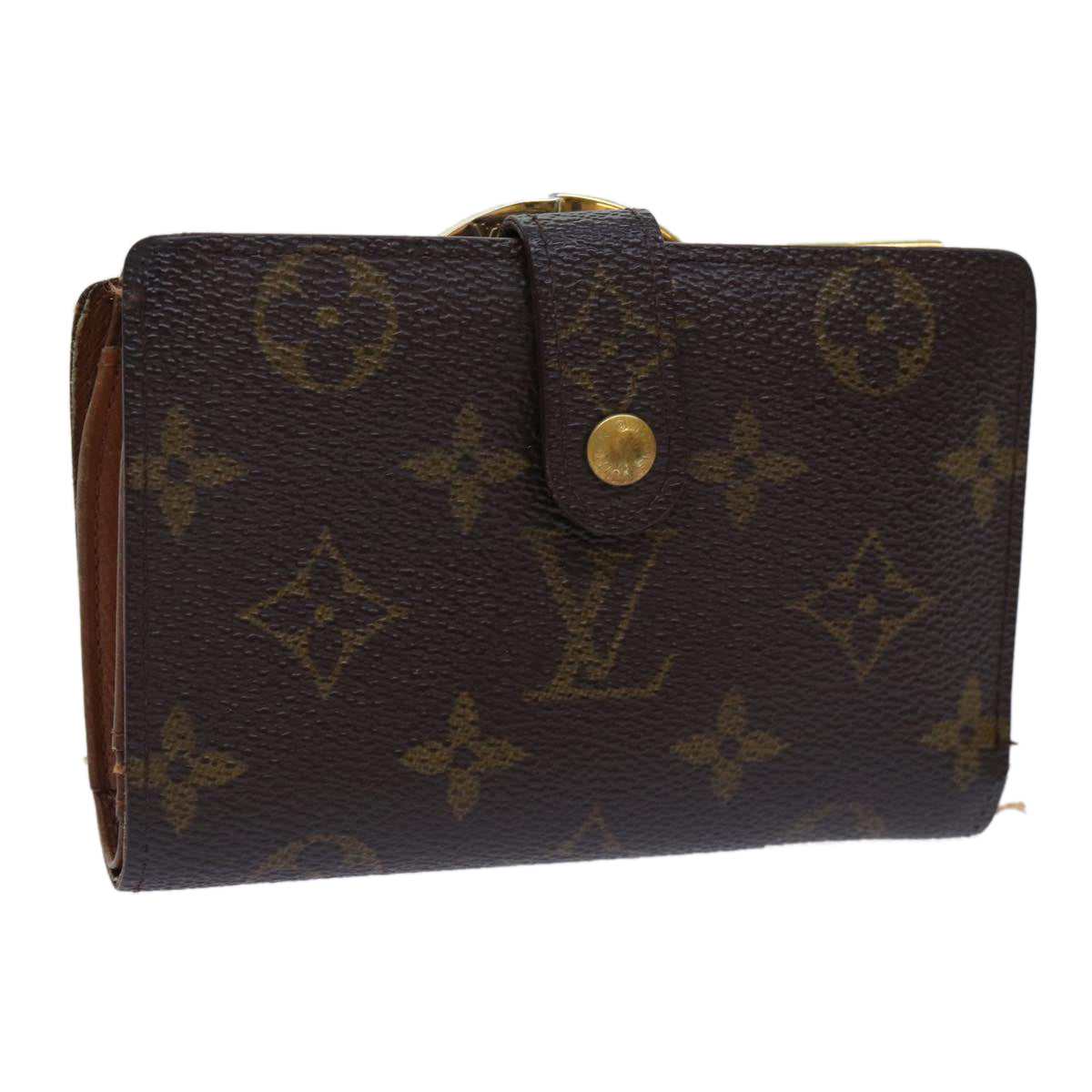 LOUIS VUITTON Monogram Porte Monnaie Billets Viennois Wallet M61663 Auth ep3879