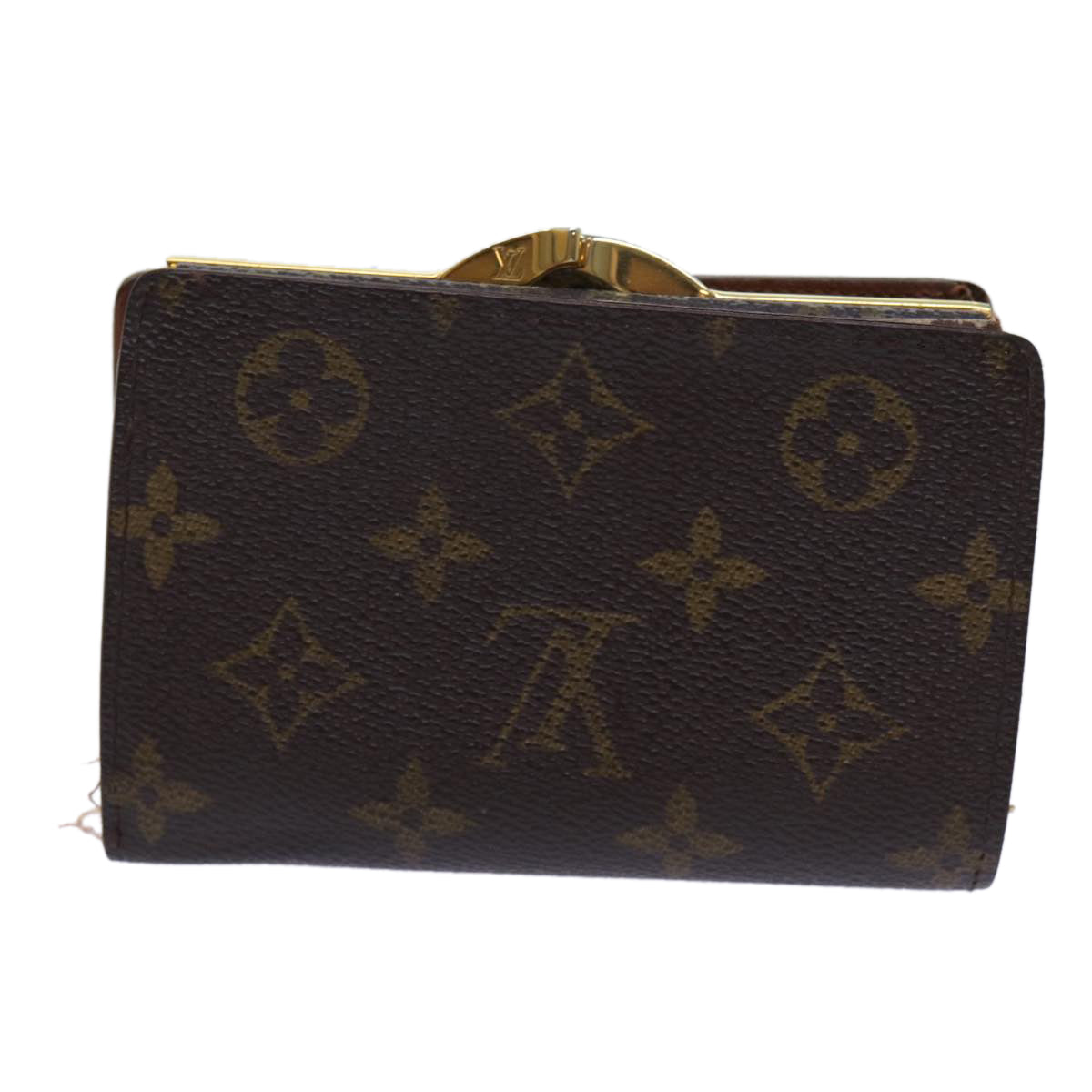 LOUIS VUITTON Monogram Porte Monnaie Billets Viennois Wallet M61663 Auth ep3879 - 0