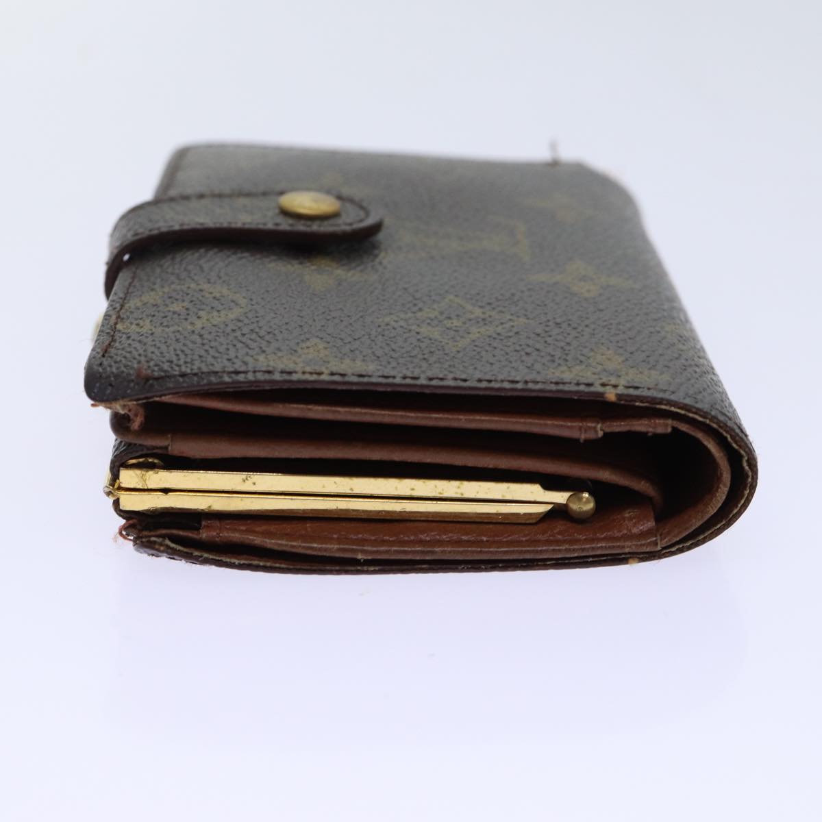 LOUIS VUITTON Monogram Porte Monnaie Billets Viennois Wallet M61663 Auth ep3879