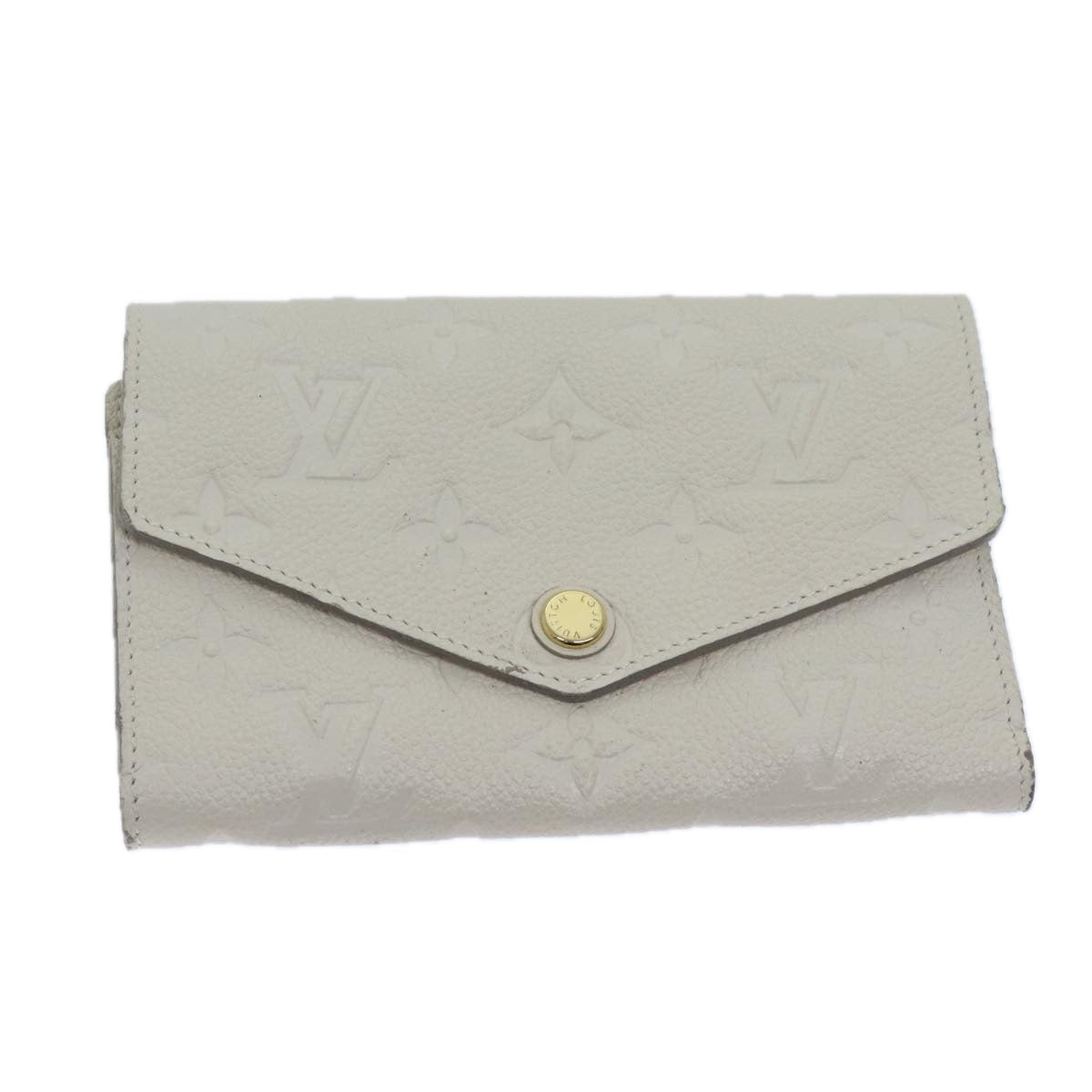 LOUIS VUITTON Monogram Empreinte Portefeuille Curieuse Wallet M60540 Auth ep3924