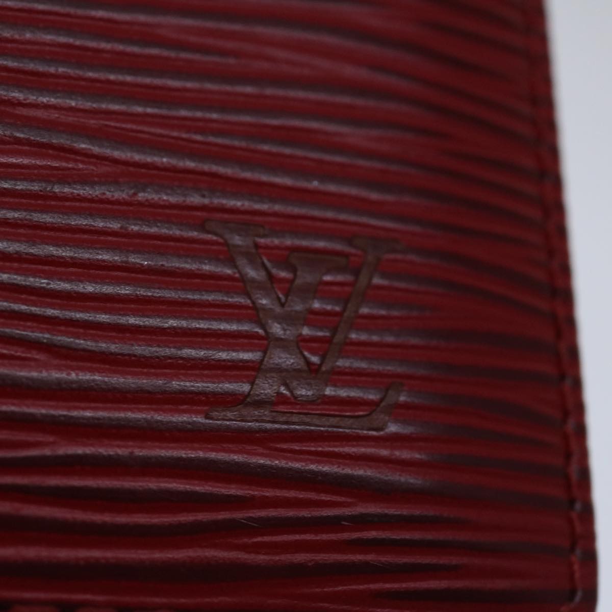 LOUIS VUITTON Epi Organizer De Poch Card Case Red M6358E LV Auth ep3928