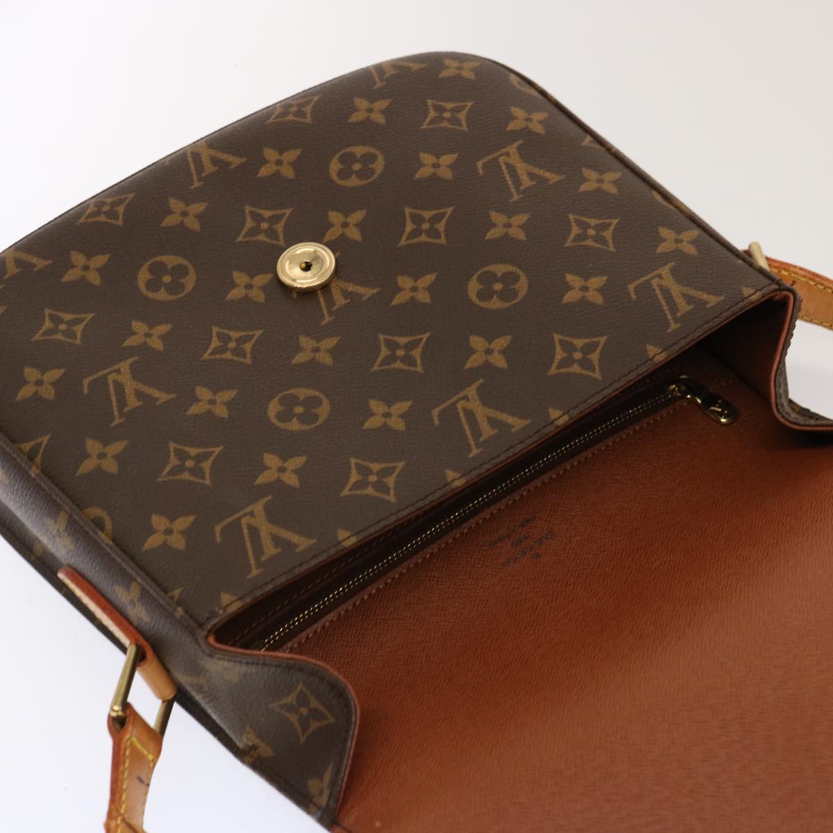 LOUIS VUITTON Monogram Saint Cloud GM Shoulder Bag M51242 LV Auth ep3942