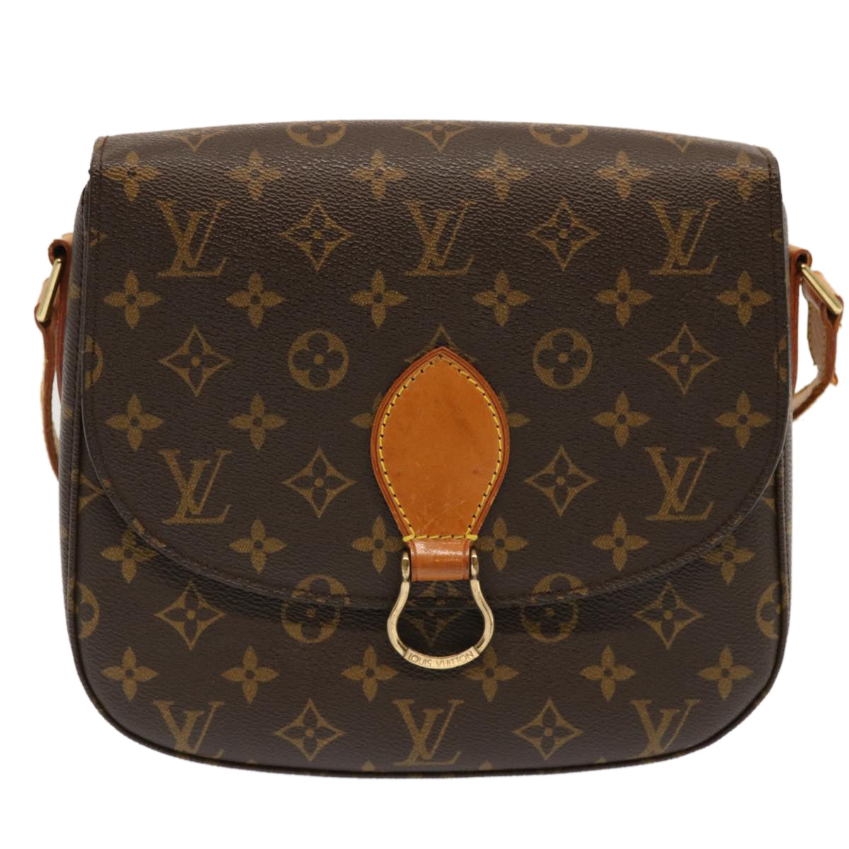 LOUIS VUITTON Monogram Saint Cloud GM Shoulder Bag M51242 LV Auth ep3942