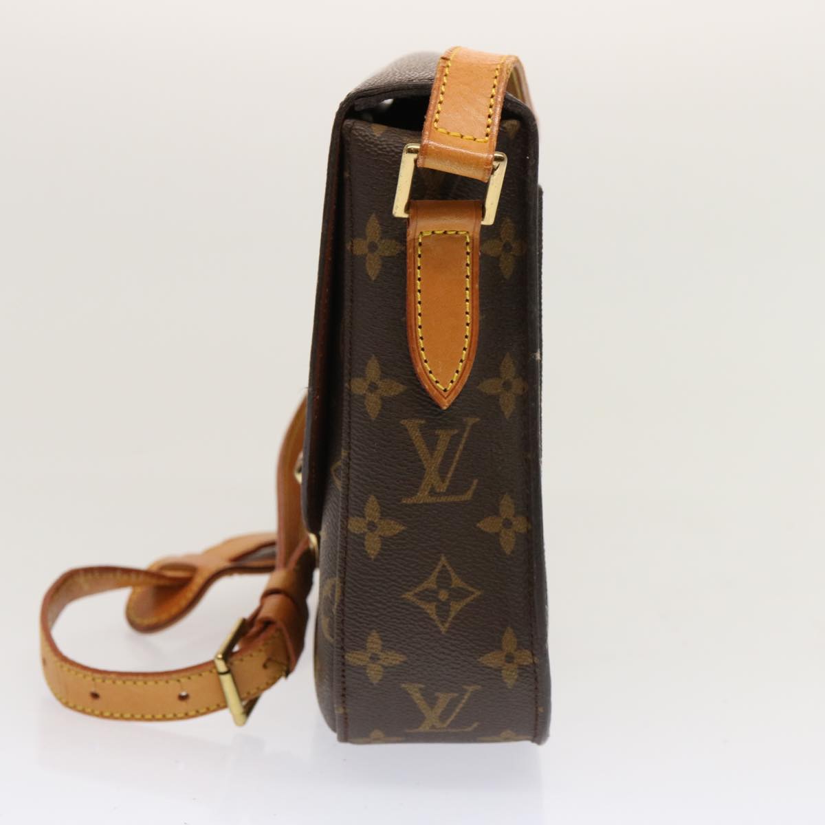 LOUIS VUITTON Monogram Saint Cloud GM Shoulder Bag M51242 LV Auth ep3942