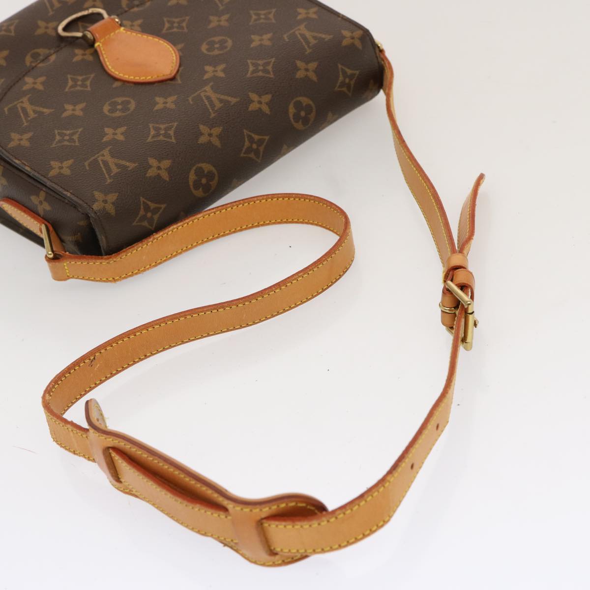 LOUIS VUITTON Monogram Saint Cloud GM Shoulder Bag M51242 LV Auth ep3942