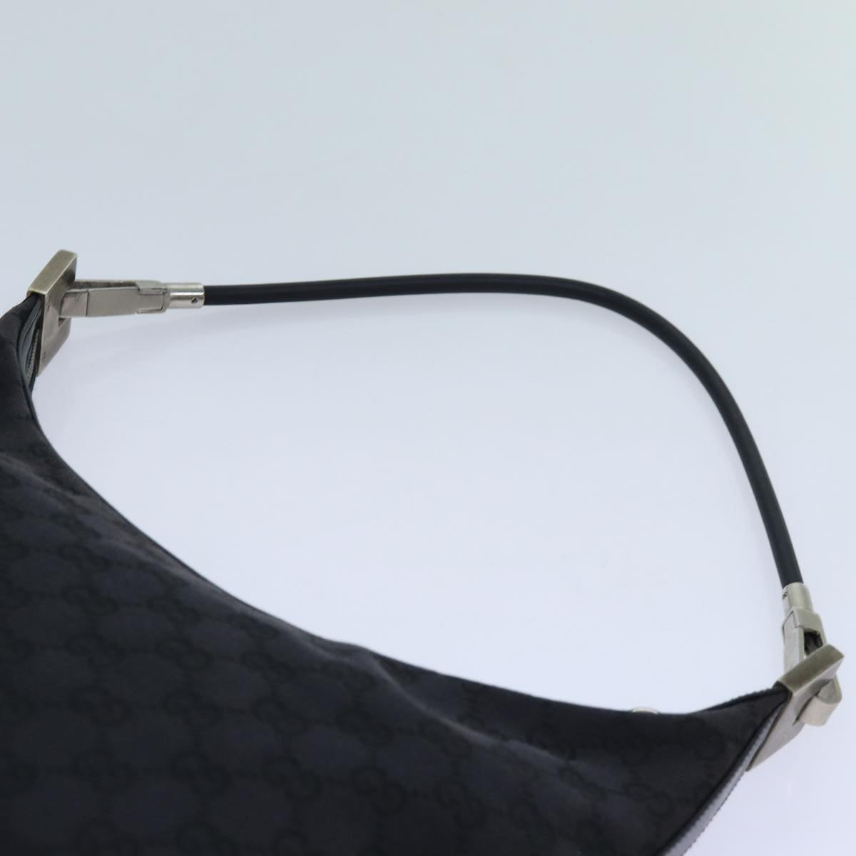 GUCCI GG Canvas Shoulder Bag Black 001 3814 Auth ep3960