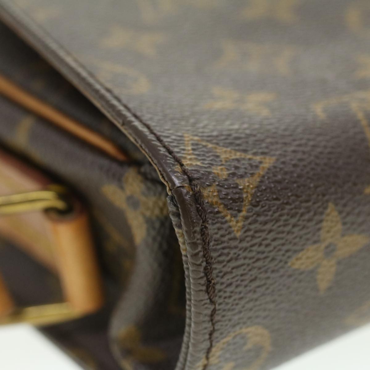 LOUIS VUITTON Monogram Cartouchiere GM Shoulder Bag M51252 LV Auth ep397