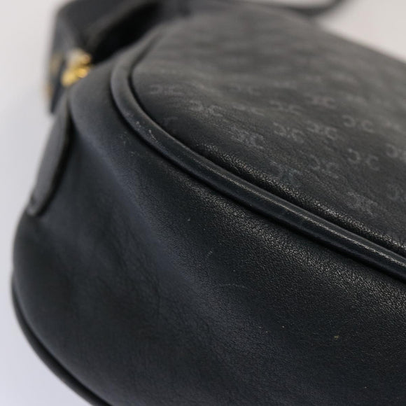 CELINE Macadam Canvas Shoulder Bag Navy Auth ep3990