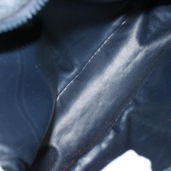 CELINE Macadam Canvas Shoulder Bag Navy Auth ep3990