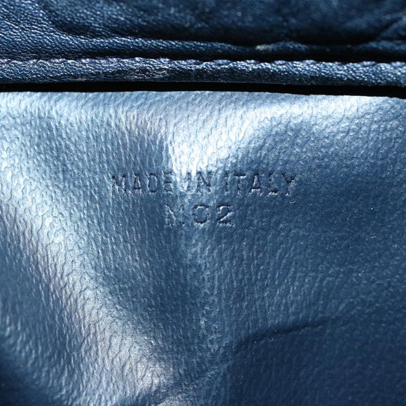 CELINE Macadam Canvas Shoulder Bag Navy Auth ep3990