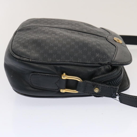 CELINE Macadam Canvas Shoulder Bag Navy Auth ep3990