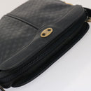 CELINE Macadam Canvas Shoulder Bag Navy Auth ep3990-6