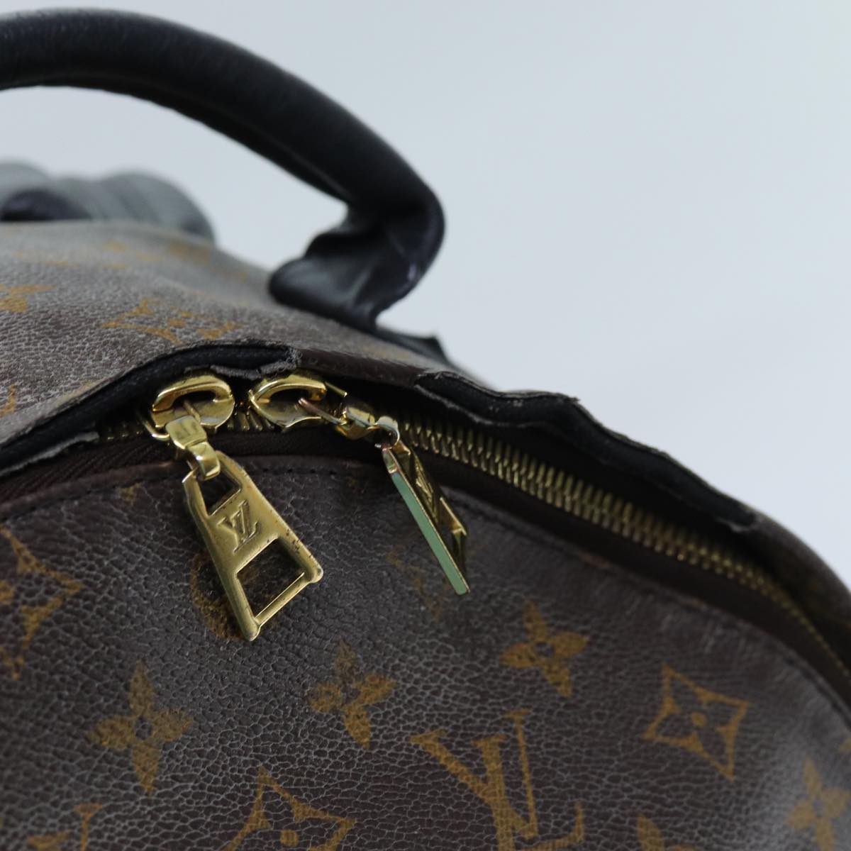 LOUIS VUITTON Monogram Palm Springs MM Backpack M44874 LV Auth ep4014