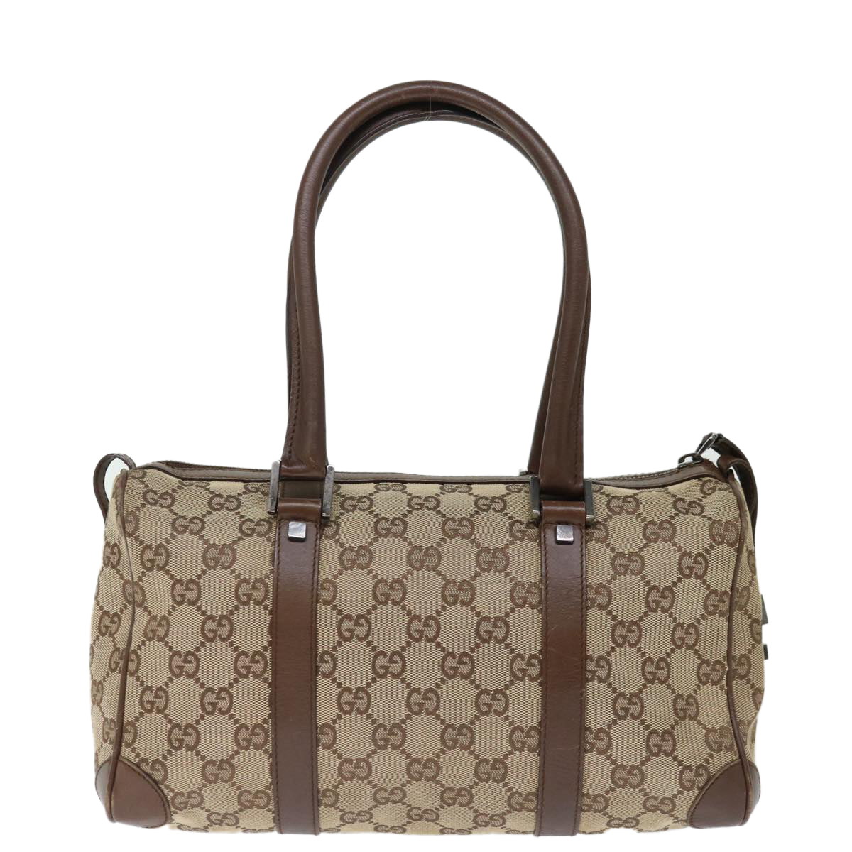 GUCCI GG Canvas Hand Bag Beige 30458 Auth ep4037 - 0