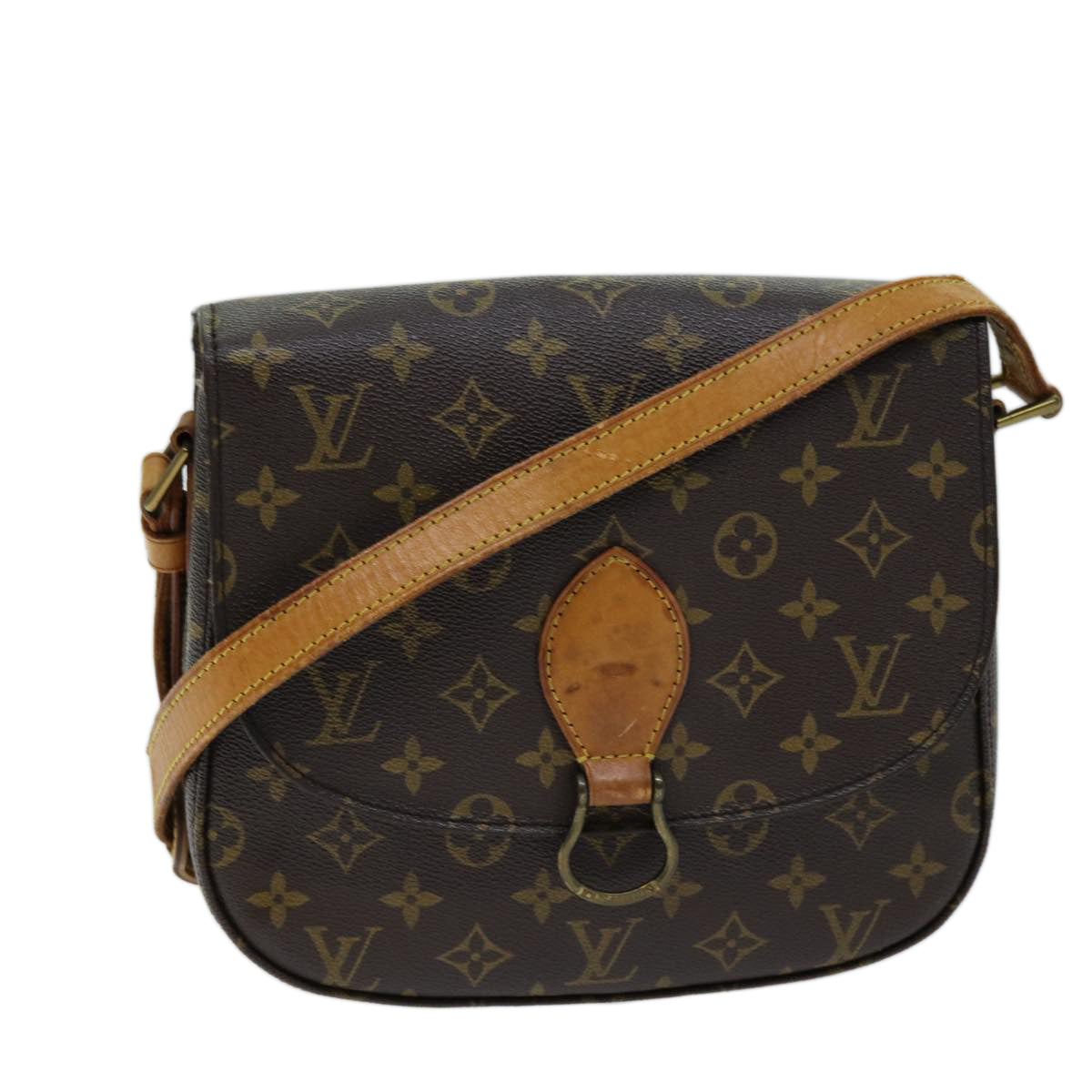 LOUIS VUITTON Monogram Saint Cloud GM Shoulder Bag M51242 LV Auth ep4074