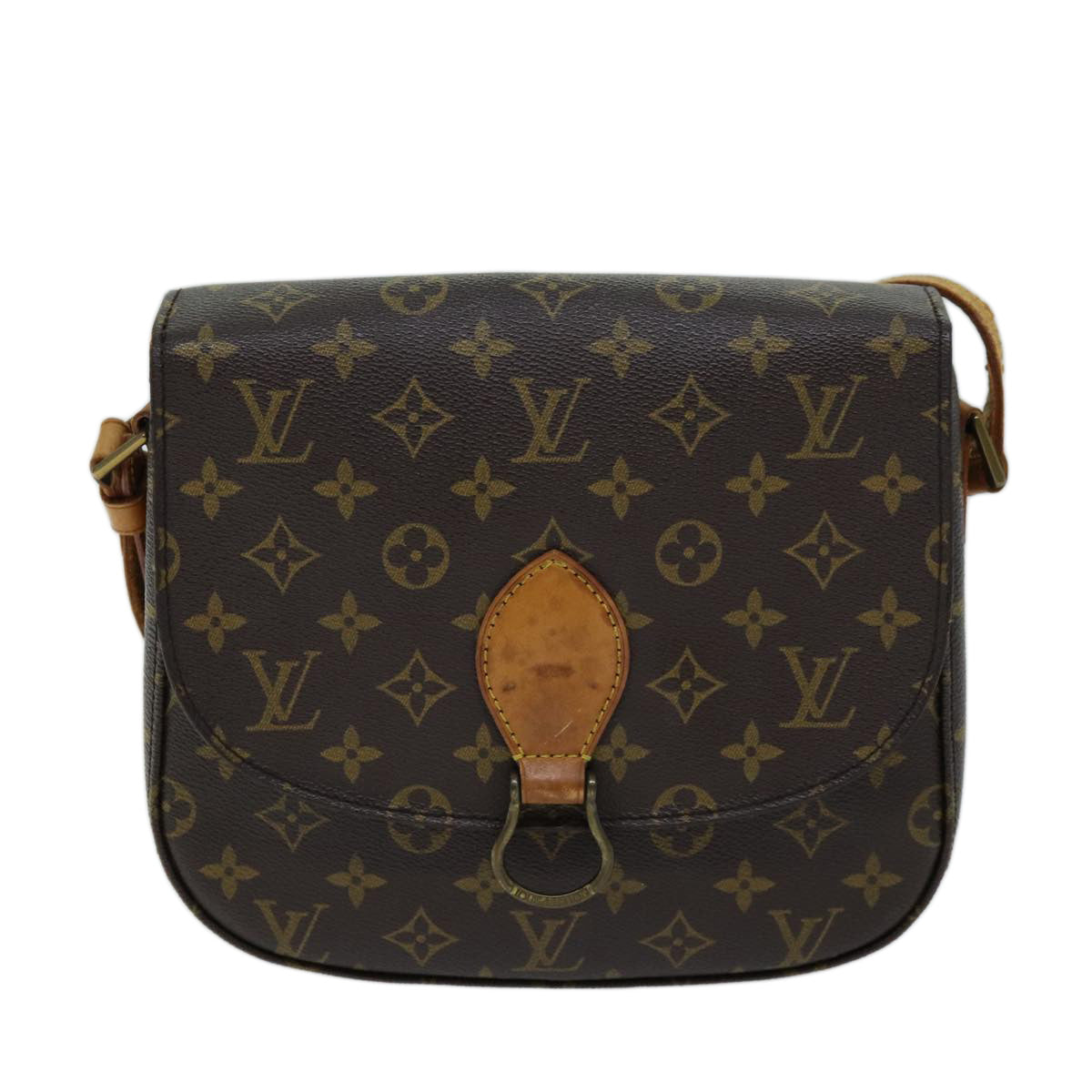 LOUIS VUITTON Monogram Saint Cloud GM Shoulder Bag M51242 LV Auth ep4074