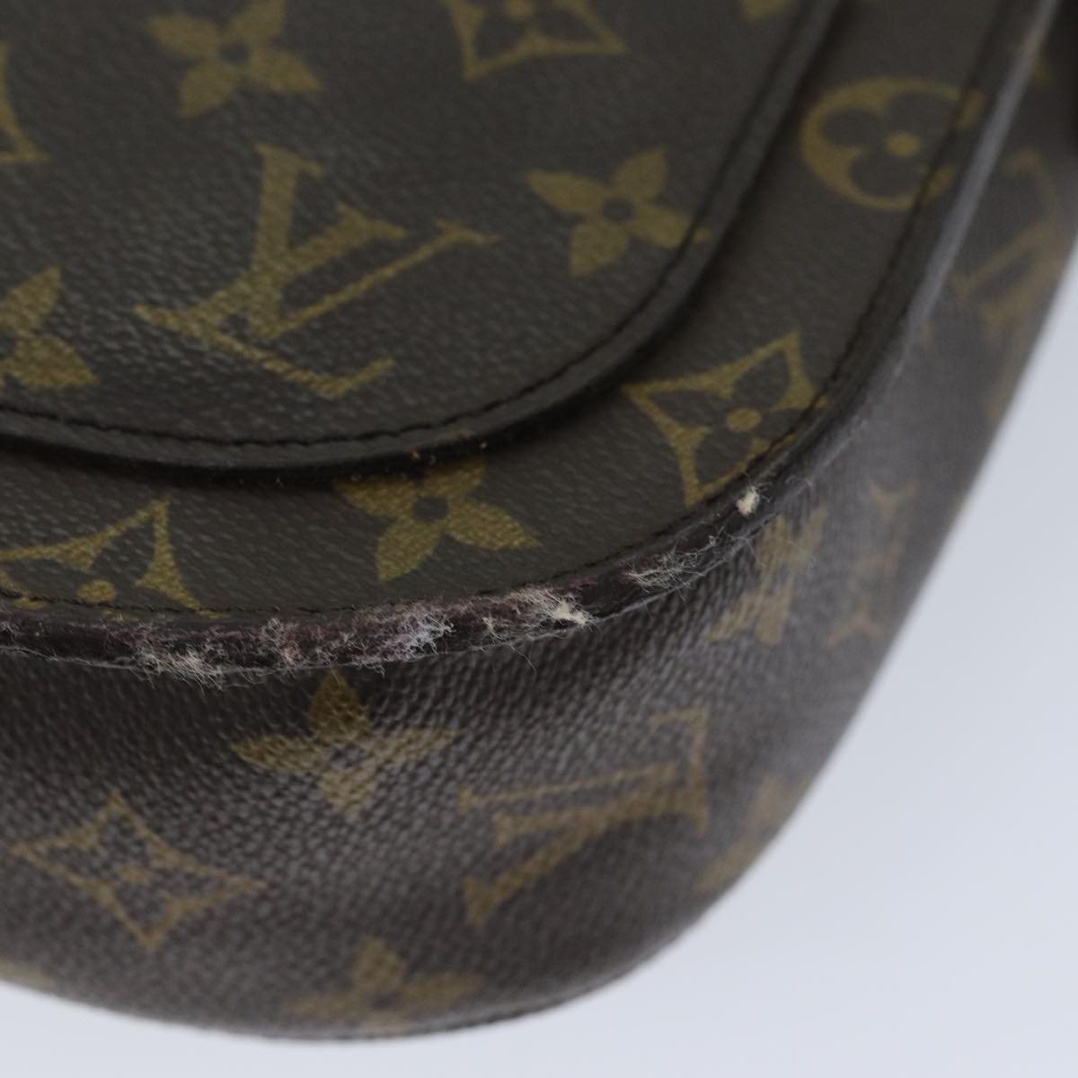 LOUIS VUITTON Monogram Saint Cloud GM Shoulder Bag M51242 LV Auth ep4075