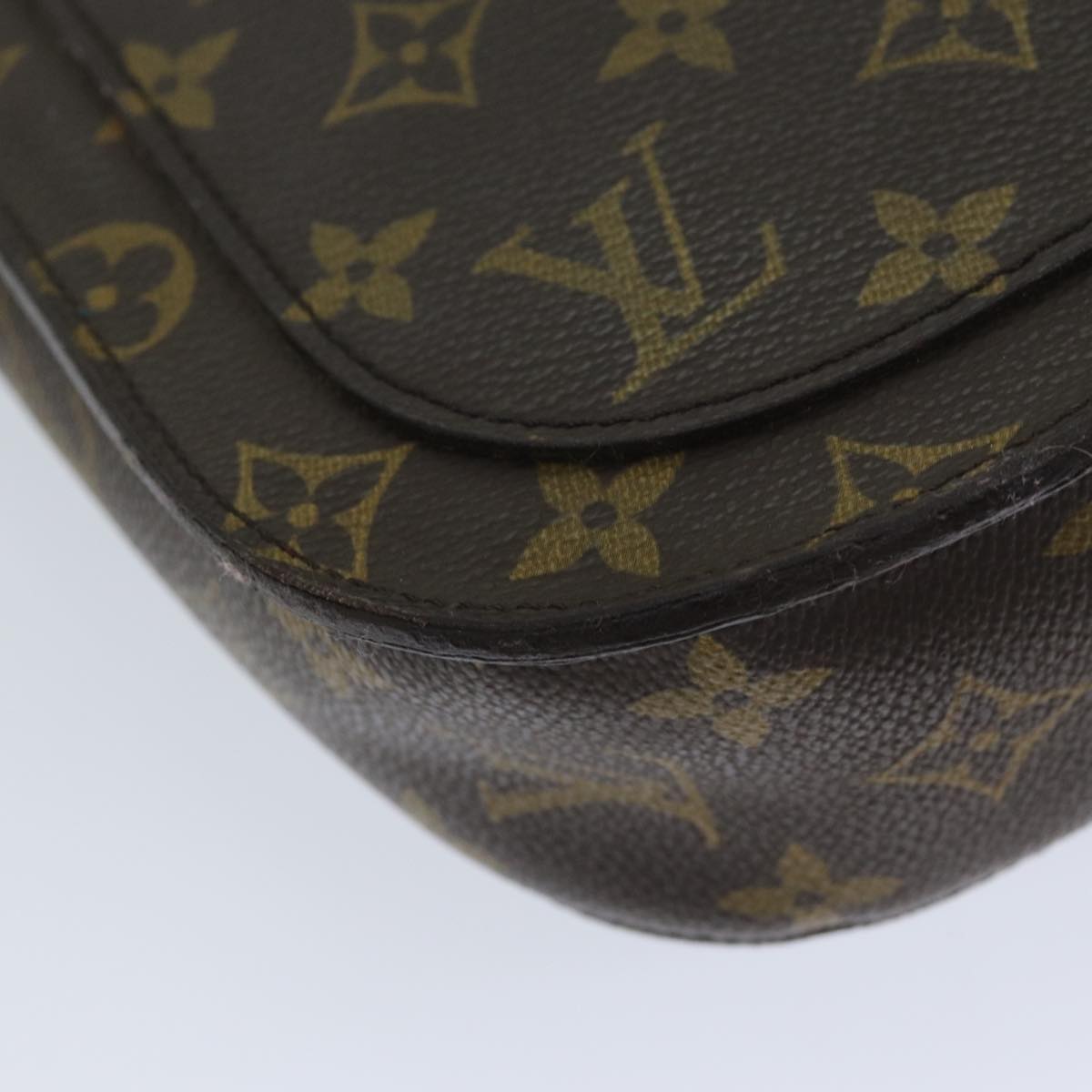 LOUIS VUITTON Monogram Saint Cloud GM Shoulder Bag M51242 LV Auth ep4075