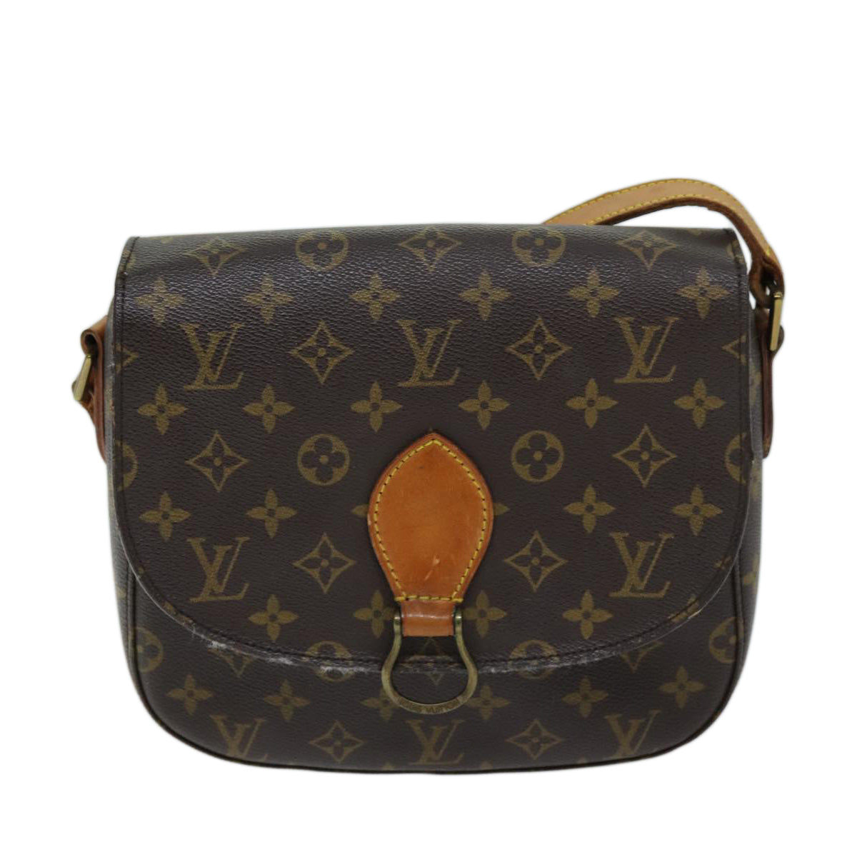 LOUIS VUITTON Monogram Saint Cloud GM Shoulder Bag M51242 LV Auth ep4075