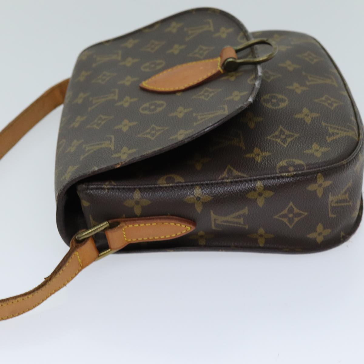 LOUIS VUITTON Monogram Saint Cloud GM Shoulder Bag M51242 LV Auth ep4075