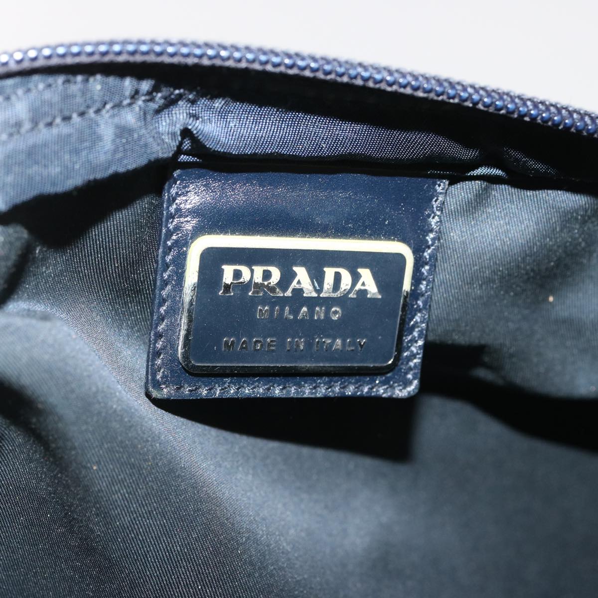 PRADA Shoulder Bag Nylon Navy Auth ep4083