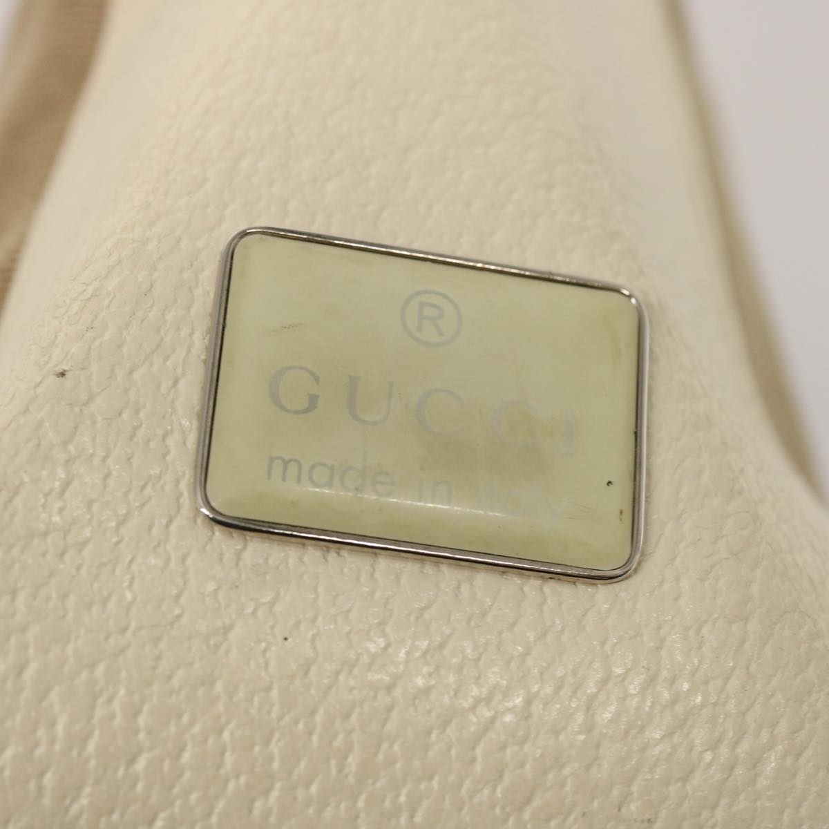 GUCCI Shoulder Bag Canvas Beige 001 3766 2123 Auth ep4120