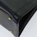 GUCCI Bamboo Hand Bag Leather Black 002 1095 0260 Auth ep4125-9