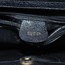 GUCCI Bamboo Hand Bag Leather Black 002 1095 0260 Auth ep4125-17