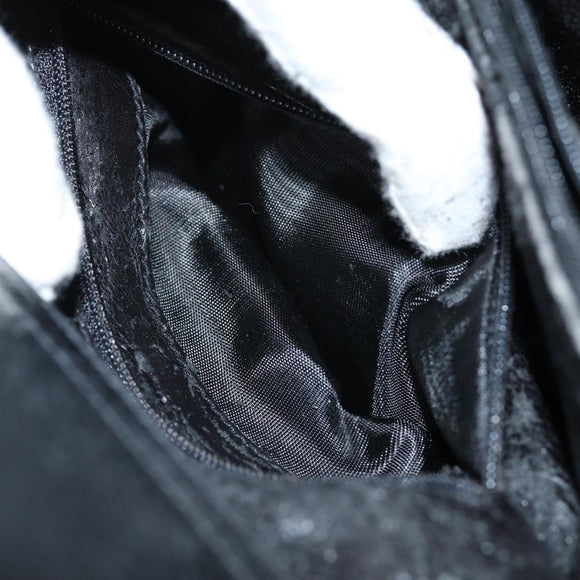 GUCCI Bamboo Hand Bag Leather Black 002 1095 0260 Auth ep4125