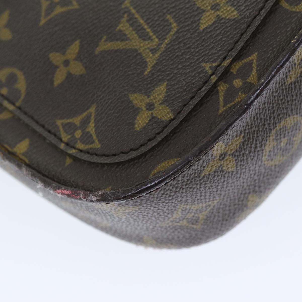 LOUIS VUITTON Monogram Saint Cloud MM Shoulder Bag M51243 LV Auth ep4138