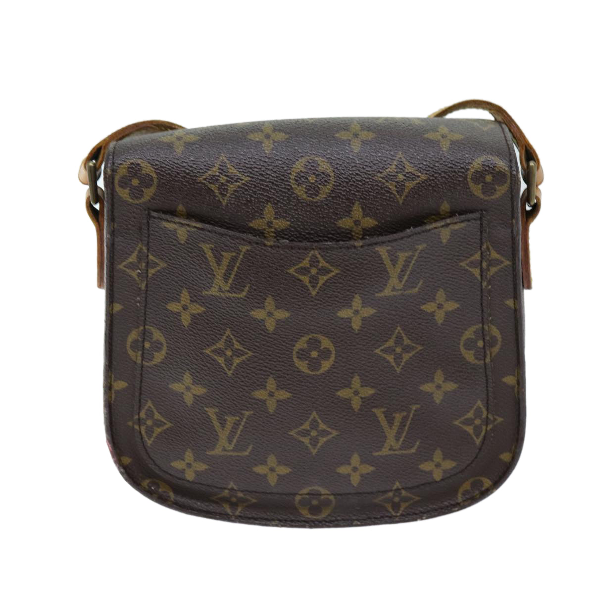 LOUIS VUITTON Monogram Saint Cloud MM Shoulder Bag M51243 LV Auth ep4138