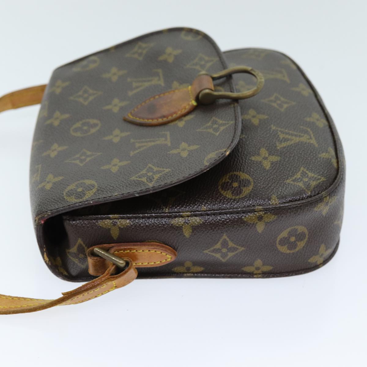 LOUIS VUITTON Monogram Saint Cloud MM Shoulder Bag M51243 LV Auth ep4138