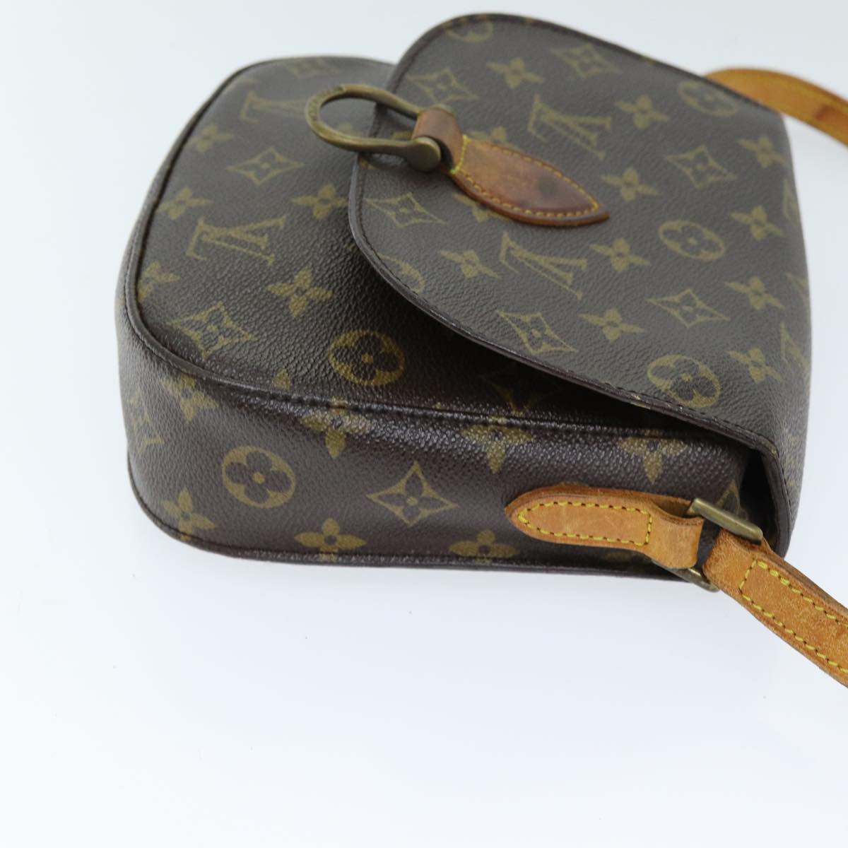 LOUIS VUITTON Monogram Saint Cloud MM Shoulder Bag M51243 LV Auth ep4138