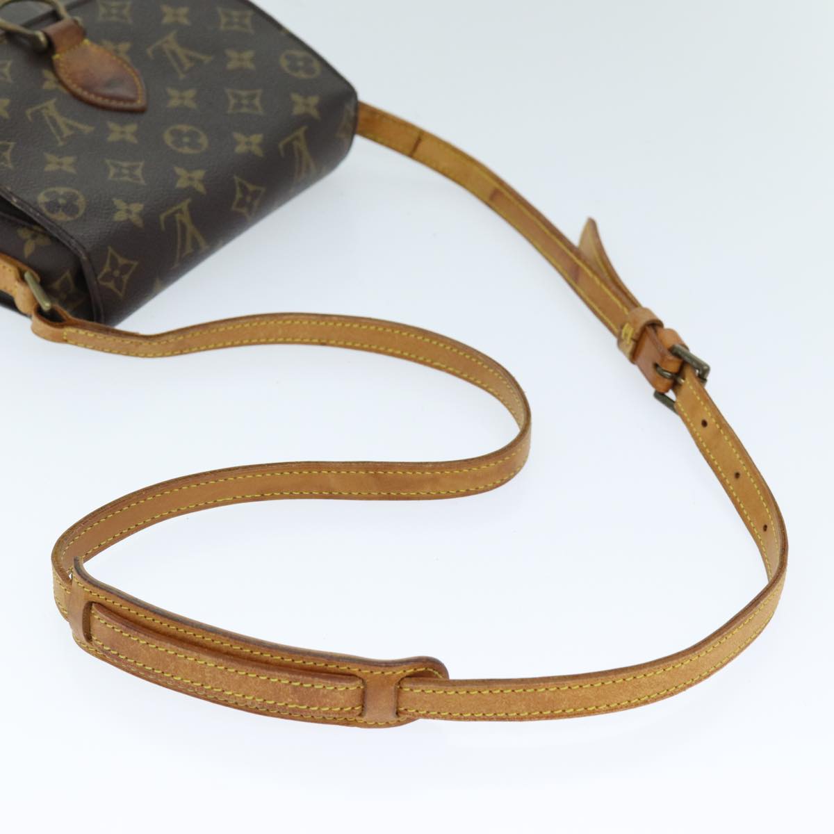 LOUIS VUITTON Monogram Saint Cloud MM Shoulder Bag M51243 LV Auth ep4138