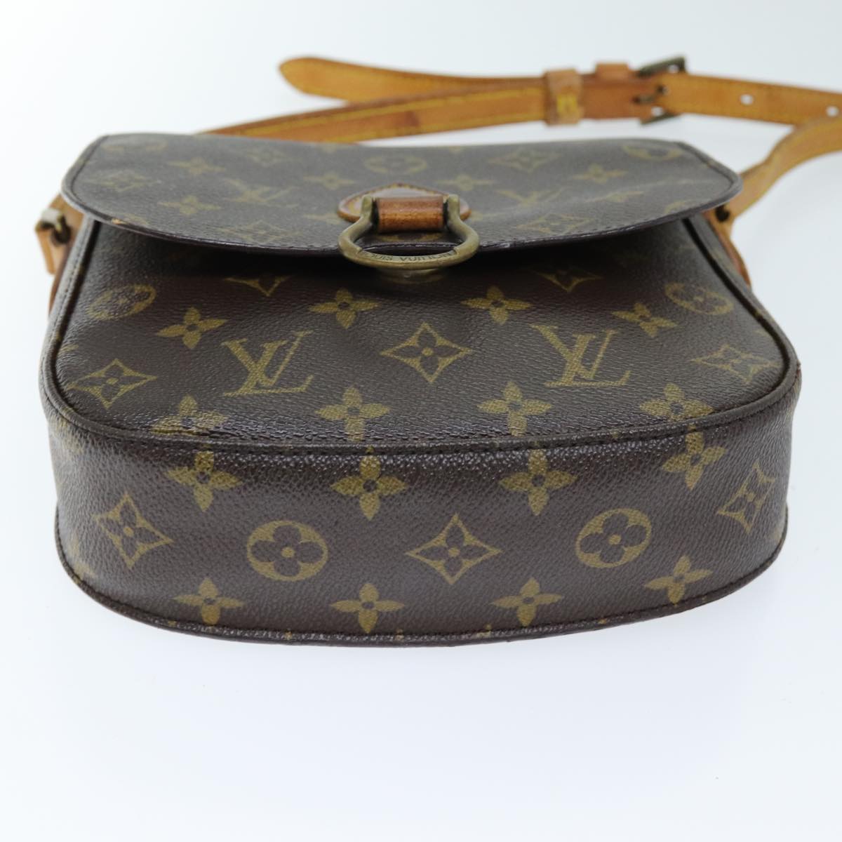 LOUIS VUITTON Monogram Saint Cloud MM Shoulder Bag M51243 LV Auth ep4138