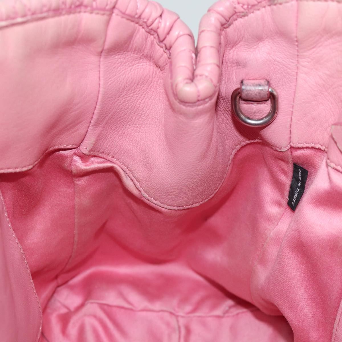 Miu Miu Materasse Hand Bag Leather 2way Pink Auth ep4153