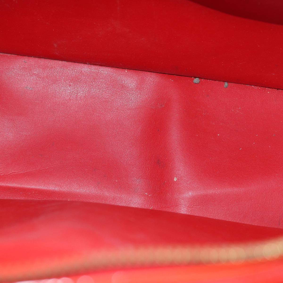 LOUIS VUITTON Monogram Vernis Sutton Hand Bag Red M91080 LV Auth ep4162