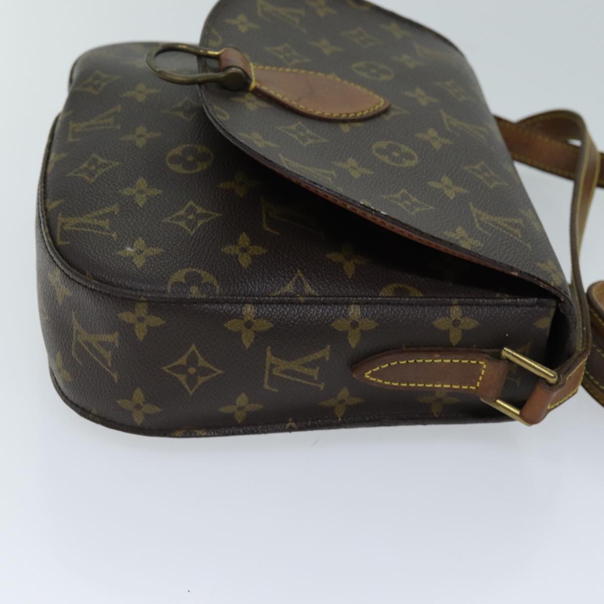 LOUIS VUITTON Monogram Saint Cloud GM Shoulder Bag M51242 LV Auth ep4165