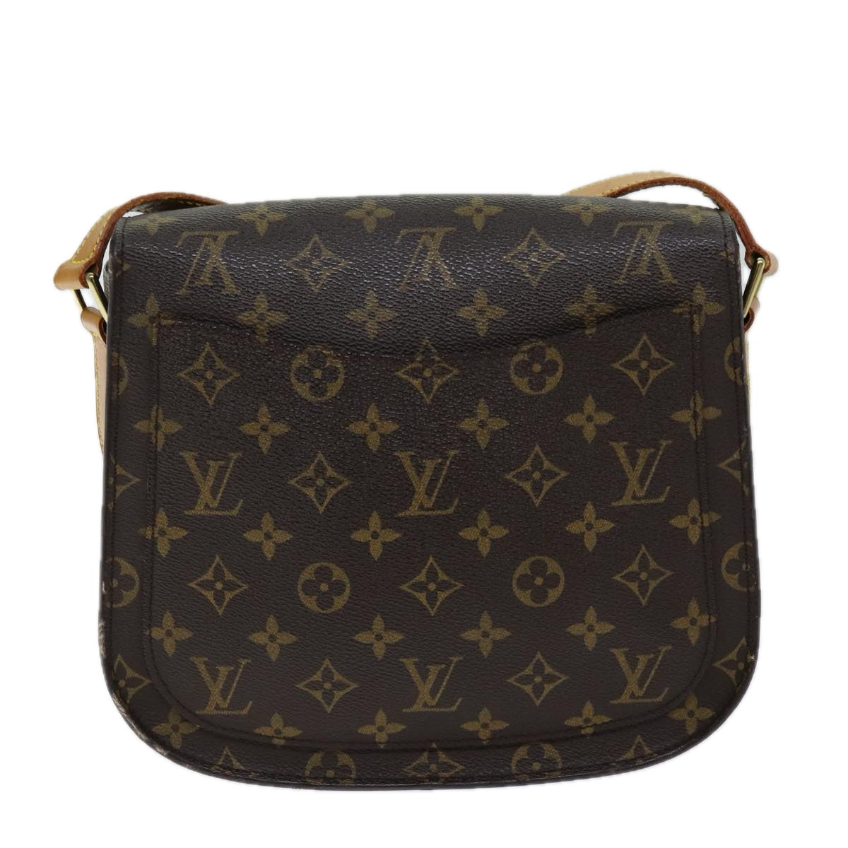 LOUIS VUITTON Monogram Saint Cloud GM Shoulder Bag M51242 Auth ep4197